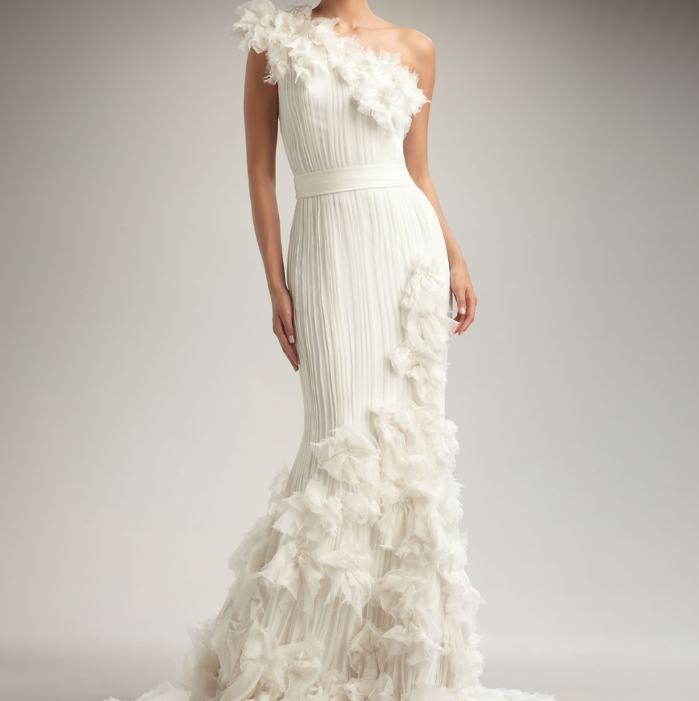 Tadashi Shoji Ivory Gown